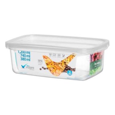 Imagem de Garrafa hermetica transparente para caixa de panela - Rischioto