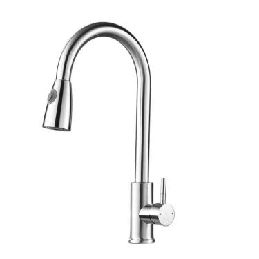 Imagem de Torneira de Cozinha Monocomando Gourmet Extensível Larus Aço Escovado (PTM35SS50B-ES) 