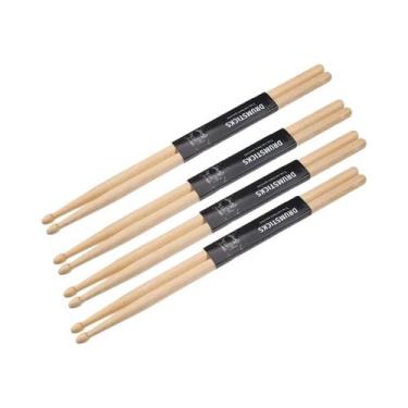 Imagem de Baquetas Clássicas De Maple 5A/7A, Resistentes Para Prática E Performa