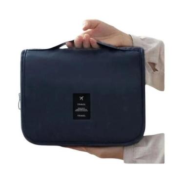 Imagem de Bolsa De Cosméticos De Viagem Unissex Com Separação De Seco E Molhado,