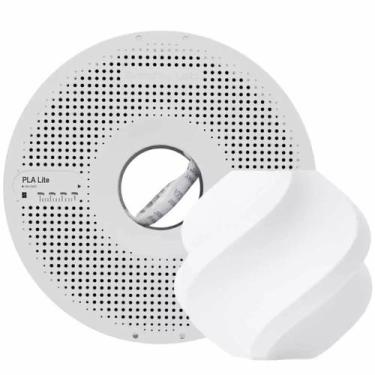 Imagem de Filamento Bambu Lab PLA Lite Branco C/ Carretel Reutilizavel 1,75mm A1