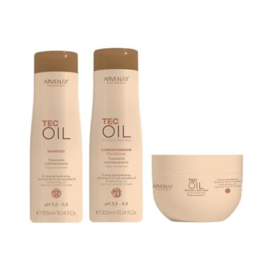 Imagem de Kit Arvensis Tec Oil Shampoo Condicionador Máscara