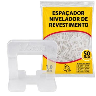 Imagem de 50 Espaçador Nivelador Para Piso Porcelanato Azulejo Cerâmica Revestim