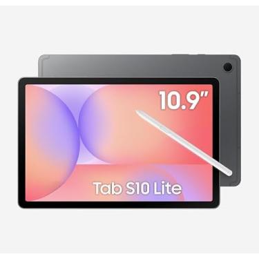 Imagem de Tablet S10 Lite, Tela 10.9" e Bateria 24 horas, 128Gb e 6Gb RAM, com Caneta Touch, (sem Capa), Android 15, Processador Exynos 1380, Camera Frontal e Traseira 8MP, Nota Fiscal, Cinza Grafite