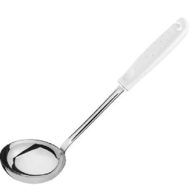 Imagem de Concha Utilitá 25653180 Aço Inox Cabo Polipropileno Branco Tramontina