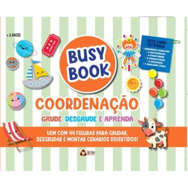 Imagem de Livro - Busy Book Coordenação Grude, Desgrude e Aprenda