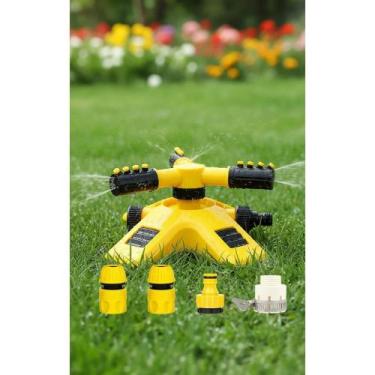 Imagem de Aspersor Giratório 360 Jardim 8-10m Irrigador Automático ABS - Congrat
