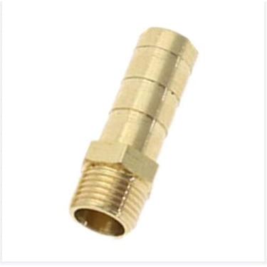 Imagem de Encaixe de tubo de latão 4mm-12mm Mangueira Barb Tail M10 M12 M14 M16 M20 M20 Macho Rosca Conector Joint Adaptador de acoplador de cobre, M18x1.5, OD 6mm
