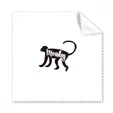 Imagem de Pano de limpeza de animais macaco preto e branco, 5 peças