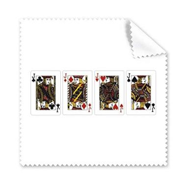 Imagem de Heart Spade Diamond Club J pano de limpeza para limpeza de tela de telefone 5 peças