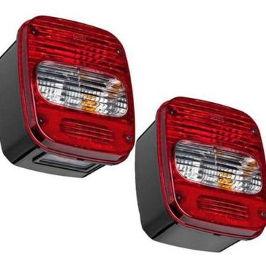 Imagem de Par Lanterna Traseira Caminhão Vw Troller Marmita Moderna