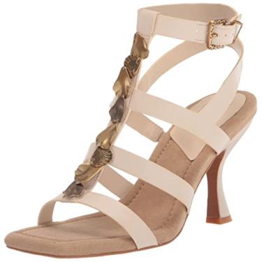 Imagem de Franco Sarto Sandália feminina Rine com salto com tiras, Creme, 38