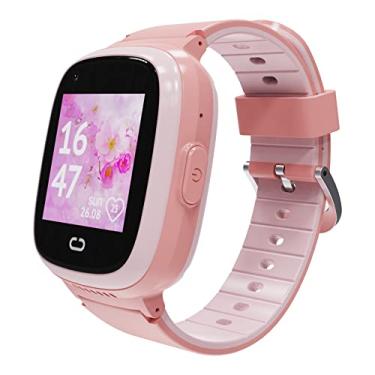 Imagem de CAIJI LT30 4G Crianças Smart Phone Call Assista Vídeo Chat Lbs Sos Câmera Ip67 Relógio Impermeável Criança Bate-Papo Por Voz Smartwatch Bebê Com Slot Para Cartão Sim Rosa