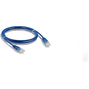 Imagem de MD9 Cabo de Rede Cat 5 - Transmissão Dados em Rede - 10/100 mbps - RJ45-5,00 metros - Azul - Notebook, PC, Roteador, Keystone, Emenda Rj45, HUB, Switch