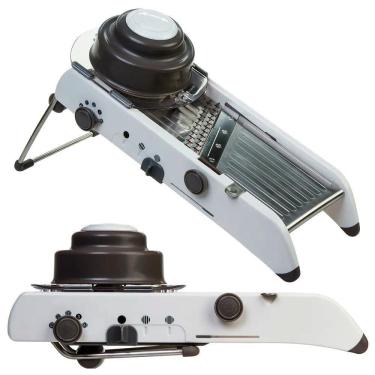 Imagem de Mandoline Fatiador Profissional 18 Tipos De Corte Aço Inox