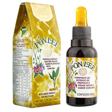 Imagem de Própolis Verde com Cúrcuma e Pólen 30 ml - Pon Lee (Própolis com Cúrcuma)
