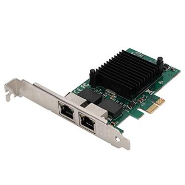Imagem de Zyyini Adaptador de servidor de rede, PCI-E X1 1000 Mbps, placa de rede Gigabit Ethernet, para Series, etc., para desktop, estação de trabalho, servidor