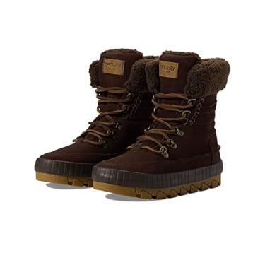 Imagem de Sperry Botas de Neve Femininas, Marrom escuro, 8.5