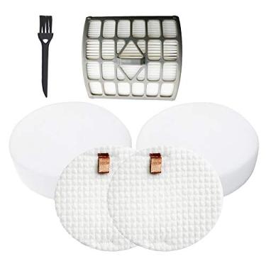 Imagem de 2 filtros de espuma e feltro + 1 hepa para rotor de tubarão, luz fina, levante, elevação vertical, aspirador de pó NV341 NV341Q, kit de filtro de substituição, peça 1229FC340 XHF340