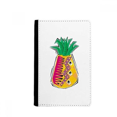 Imagem de Comida Abacaxi México Cultura Elemento Ilustração Porta Passaporte Notecase Burse Carteira Capa Cartão Bolsa, Multicolor
