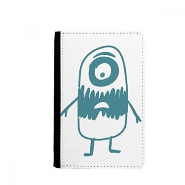 Imagem de Bolsa de cartão para carteira com porta-passaporte e criatura alienígena monstro do universo Notecase Burse, Multicolor