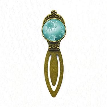 Imagem de Marcador de página retrô com estampa de microscópio de imagem de célula de criatura