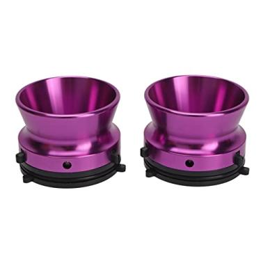 Imagem de Adaptadores de Hub NAB para Studer, para ReVox, para Akai, para Teac, 1 par de Adaptadores de Hub NAB de Alumínio Roxo de 10 Polegadas Com Trava, Fácil de Instalar