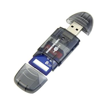Imagem de Funnytoday365 Leitor de cartão de memória USB preto Speed Micro para adaptador de gravador de cartão SD para Mmc Sdhc Tf Lector De Tarjetas
