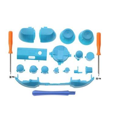 Imagem de MOOKEENONE Peças de substituição, teclas personalizadas, conjunto completo de botões para controle Xbox Series X S