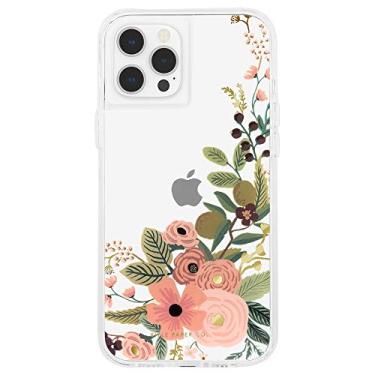 Imagem de Rifle Paper Co – Capa para iPhone 12 e iPhone 12 Pro (5G) – Proteção contra quedas de 3 metros – 16 polegadas – Festa no jardim rosa