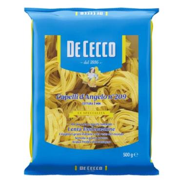 Imagem de De Cecco Macarrão De Trigo Grano Duro Cabelo De Anjo 209 De Cecco Pacote 500G