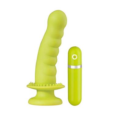 Imagem de Nanma Vibrador Escalonado Com Estimuladores Ventosa E 10 Velocidades Verde