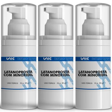 Imagem de Kit 3 Latanoprosta Espuma Capilar 50ml