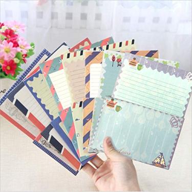 Imagem de Papel de papelaria com 16 envelopes SCStyle 32 adorável Kawaii com design especial