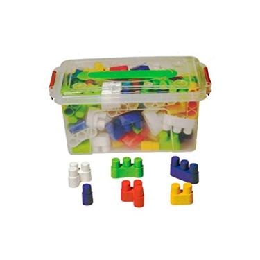 Imagem de Caixa de Peças de Montar Maleta Plugando Ideias 80 Peças