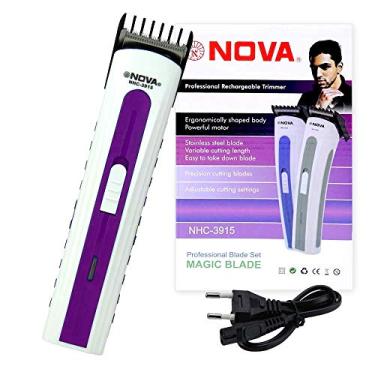 Imagem de Máquina Multifuncional NHC-3915 Nova Aparador Cabelo Barba Bigode Roxo