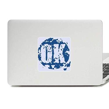 Imagem de OK Design redondo ilustração padrão decalque vinil paster laptop adesivo decoração PC