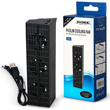 Imagem de Cooler Turbo Ventilador Automático Com 3 Fan para Playstation 4 Slim DOBE TP4-819