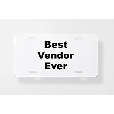 Imagem de Capa para placa de licença do fornecedor - Capa para placa de carro - Capa para moldura da placa de carro 15,24 x 30,48 cm