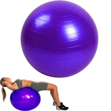 Imagem de Bola Overball Para Pilates Ginastica Yoga Fisioterapia Roxo - 123 Util