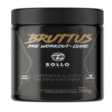 Imagem de Bruttus - Pré Workout 200g (Cafeína, Beta alanina, Taurina e Arginina) 0g Carbo (Limão)