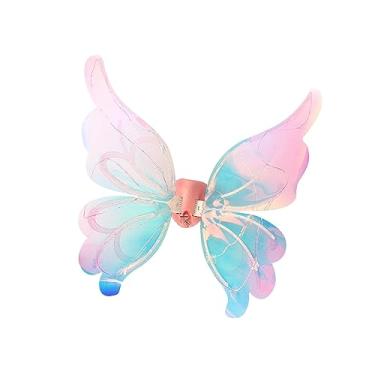 Imagem de Vaveren Asa de borboleta de LED para meninas e mulheres Ilumine asa de fada com música e luzes Asa de anjo para acessórios fotográficos Festivais Performance