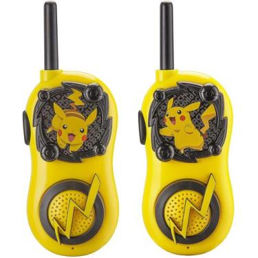 Imagem de Walkie Talkies Pokémon Pikachu - Ekids Alcance Longo