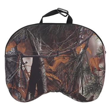 Imagem de Almofada De Cadeira Portátil Acolchoada De Espuma Confortável Para Atividades Ao Ar Livre,Almofada De Assento De Acampamento De Caça, Almofada De Assento De Estádio Durável (folhas novas)