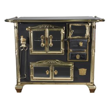 Imagem de Fogao a Lenha Venax n 2 Princess Preto Gold