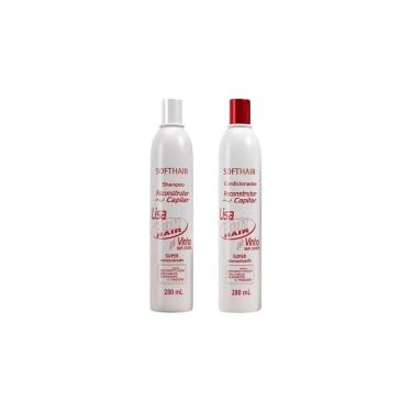 Imagem de Kit Shampoo+Condicionador Soft Hair Reconst Lisa Vinho 280Ml