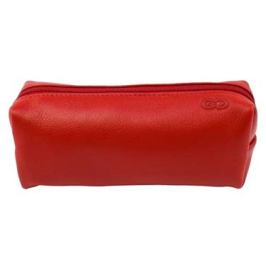 Imagem de Estojo/Necessarie PALERMO em Couro Galvani (Vermelho)