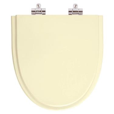Imagem de Assento Sanitário Poliester Soft Close Studio Bone (Bege) para vaso Incepa