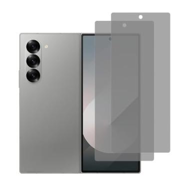 Imagem de UPONEW (Pacote com 2 para Samsung Galaxy Z Fold 6 2024 Privacy Anti Spy Anti-Scratch Protetor de Tela de Vidro Temperado