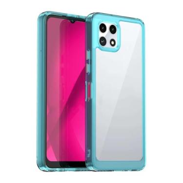 Imagem de Capas Compatível com T-Mobile REVVL 7,Caixa de telefone,fino e leve,resistente a riscos,anti-impressão digital e proteção contra queda